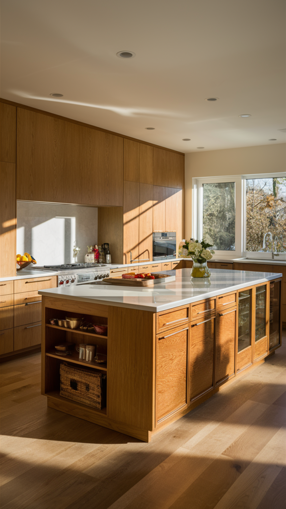 White Oak Kitchen Cabinet