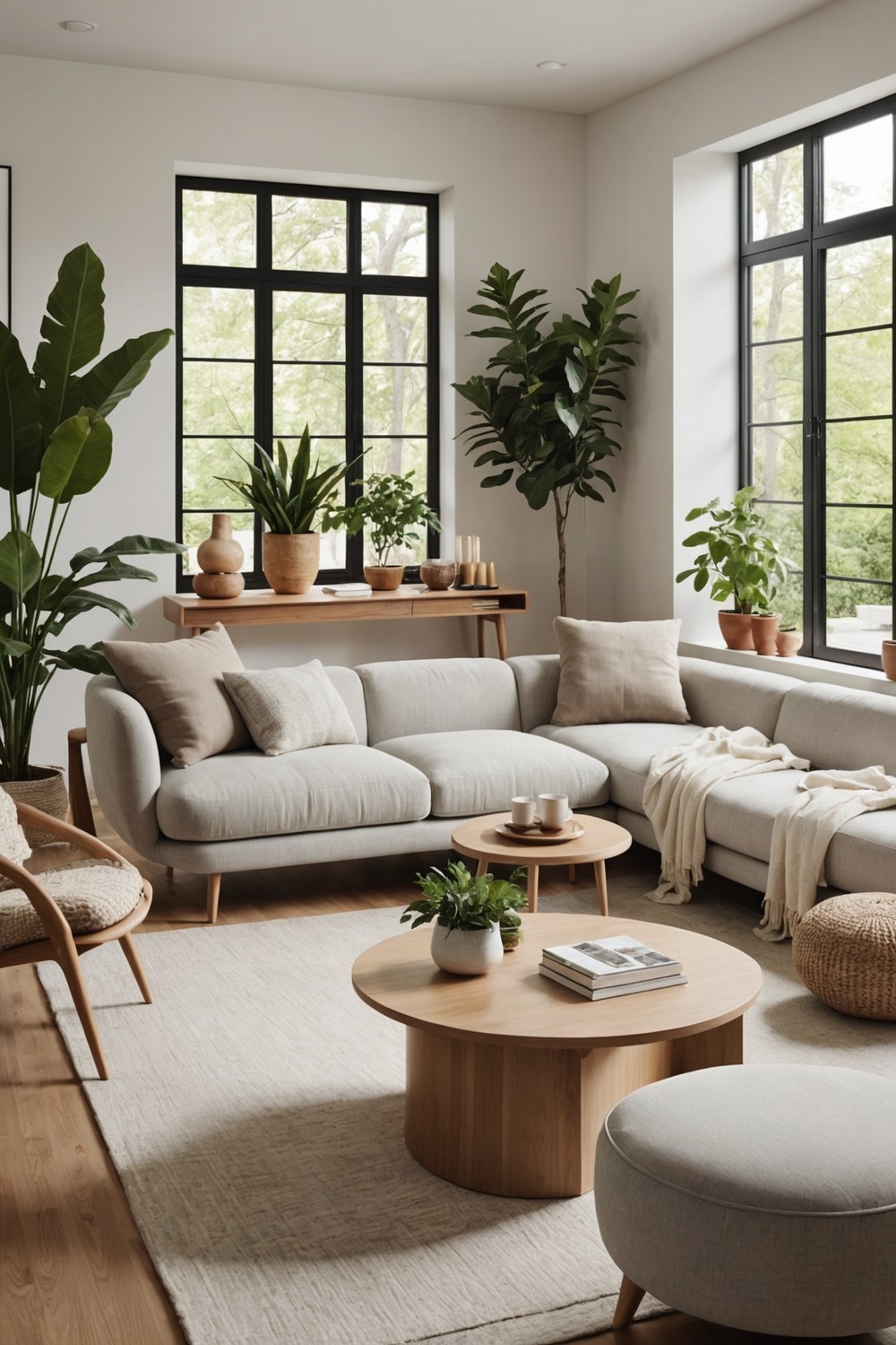 Add Organic-Shaped Furniture for Softness