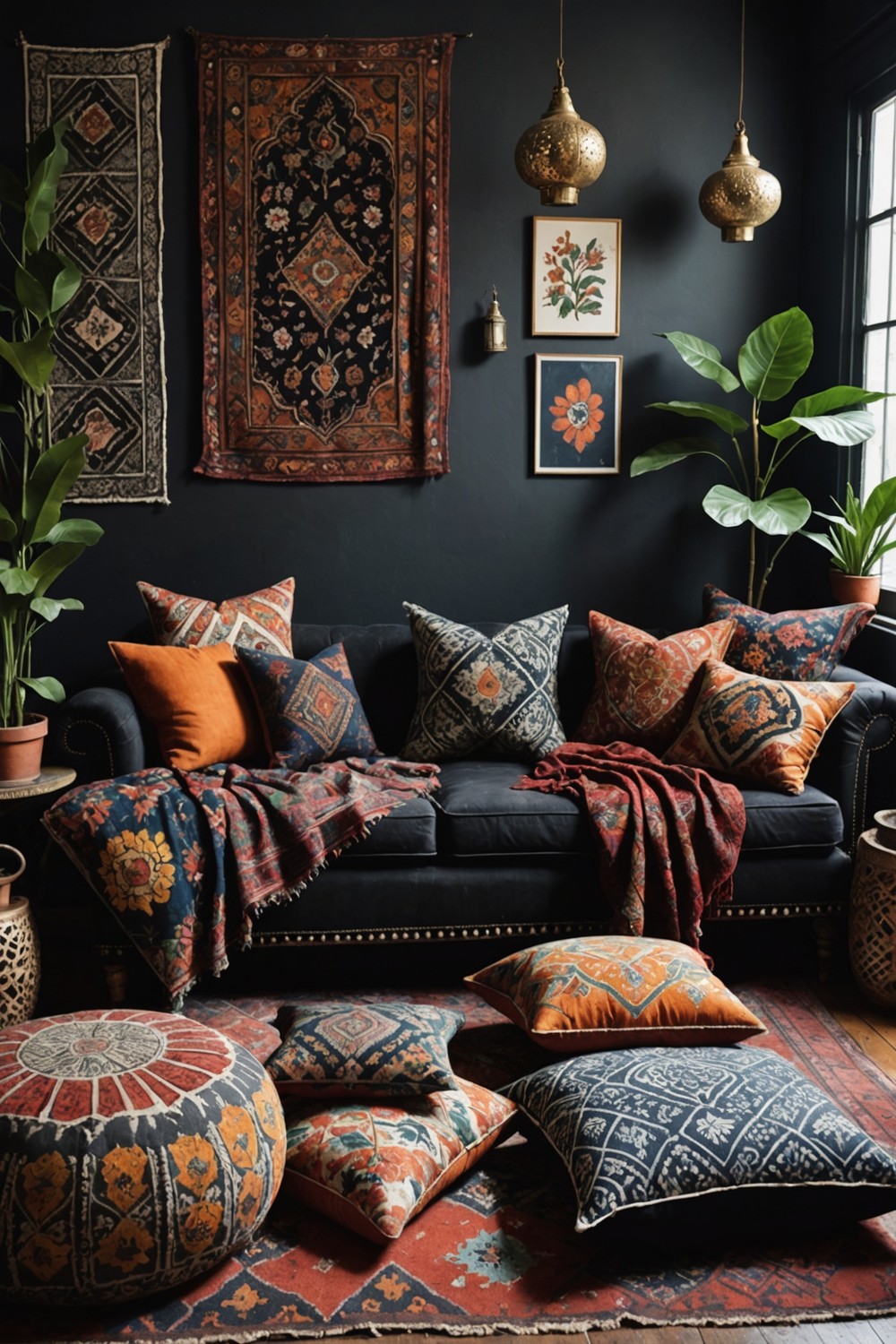 Bohemian Patterns on Fabrics