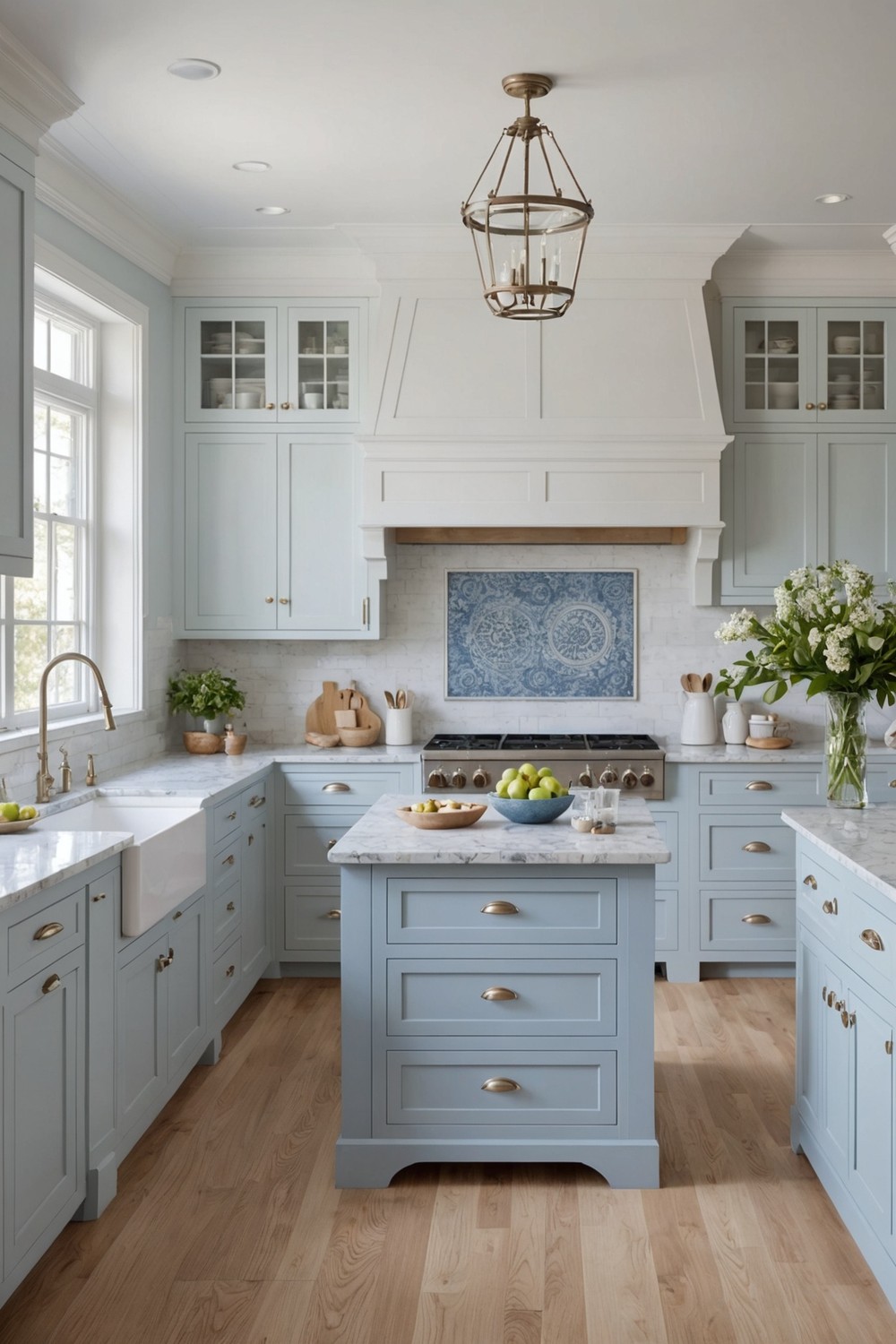 Coastal Cool: White Oak Kitchen Cabinets with a Beachy Vibe