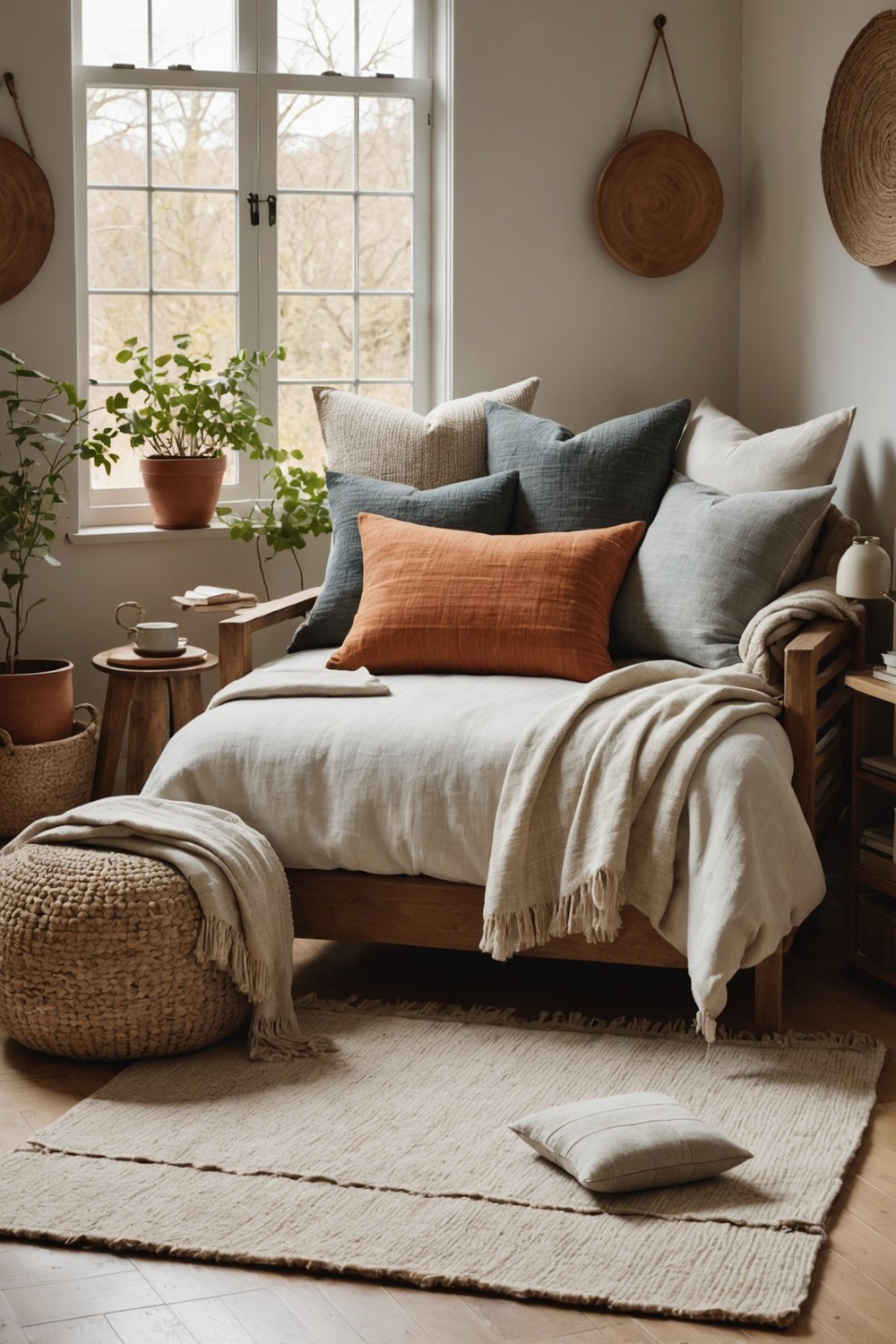 Create a Cozy Nook with Organic Fabrics