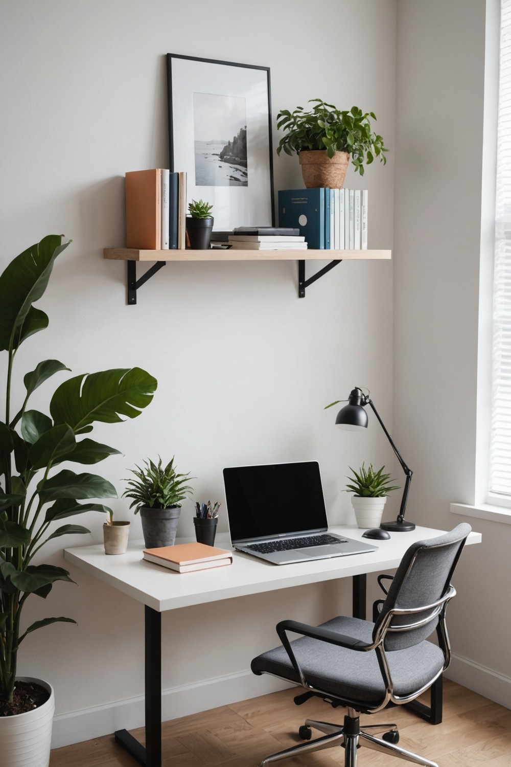 Create a Functional Workspace with a Compact Desk