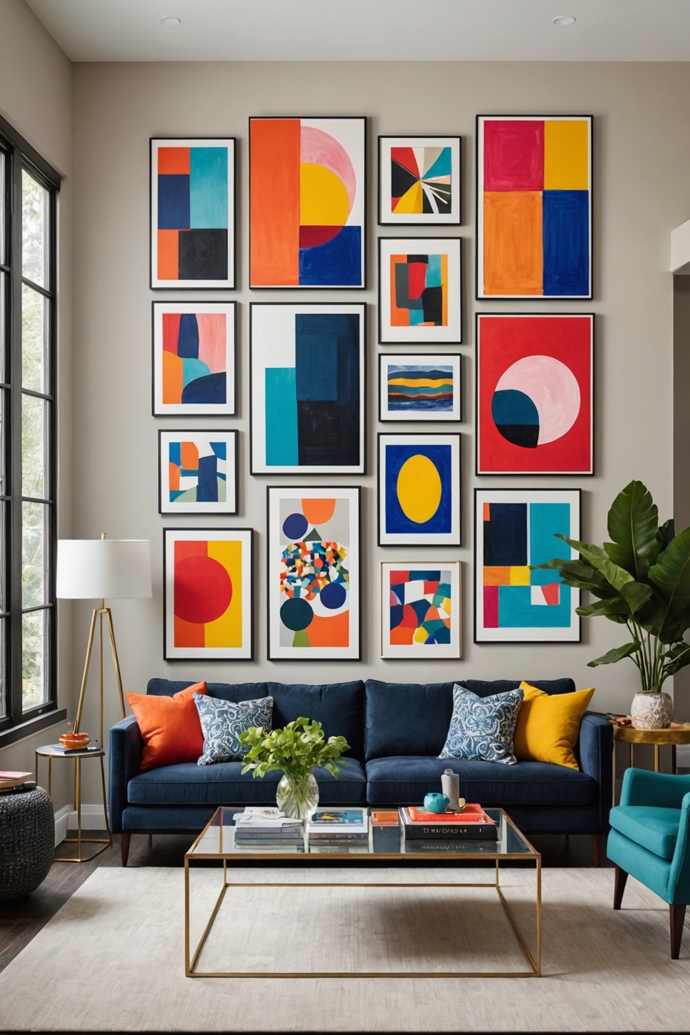 Display Bright Art Pieces