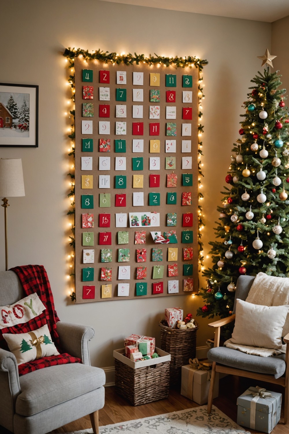 DIY Advent Calendar Decorations