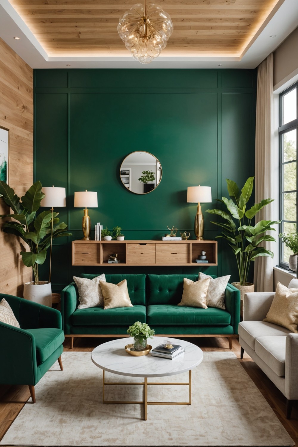 Emerald Accent Wall