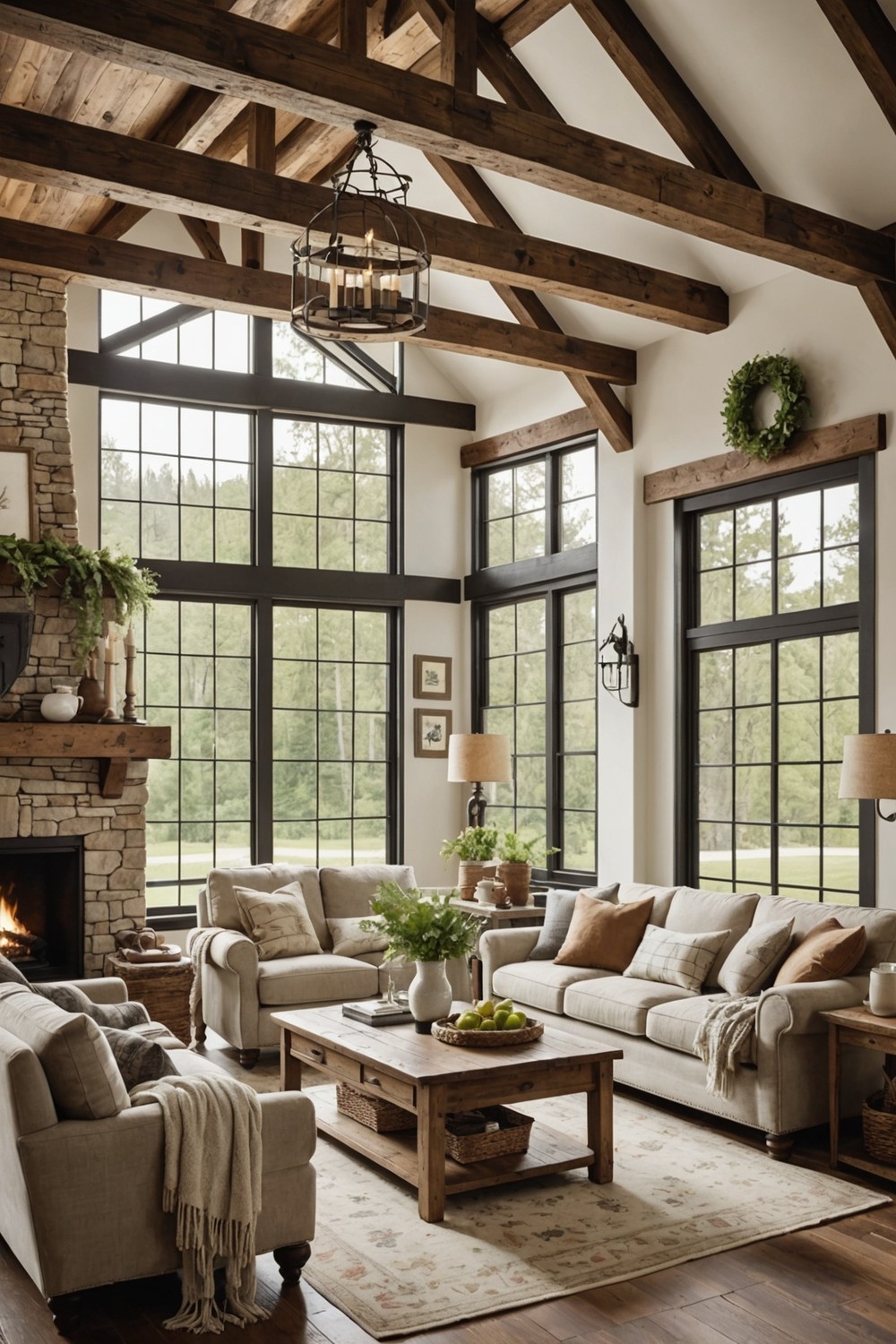 Exposed Beams and Wood Ceilings