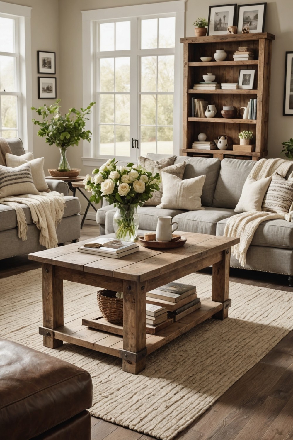 Farmhouse-Style Coffee Tables