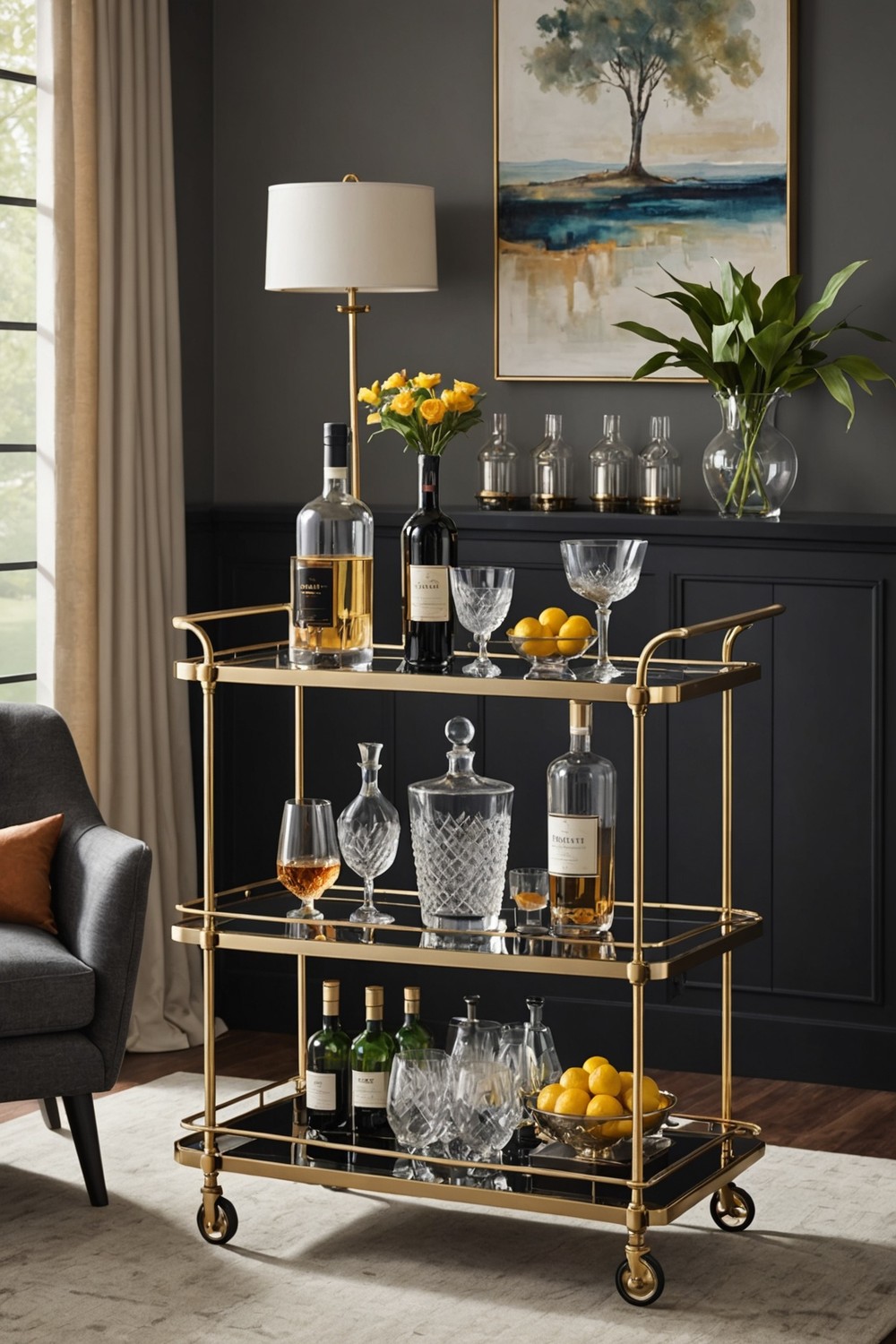 Home Bar or Beverage Station