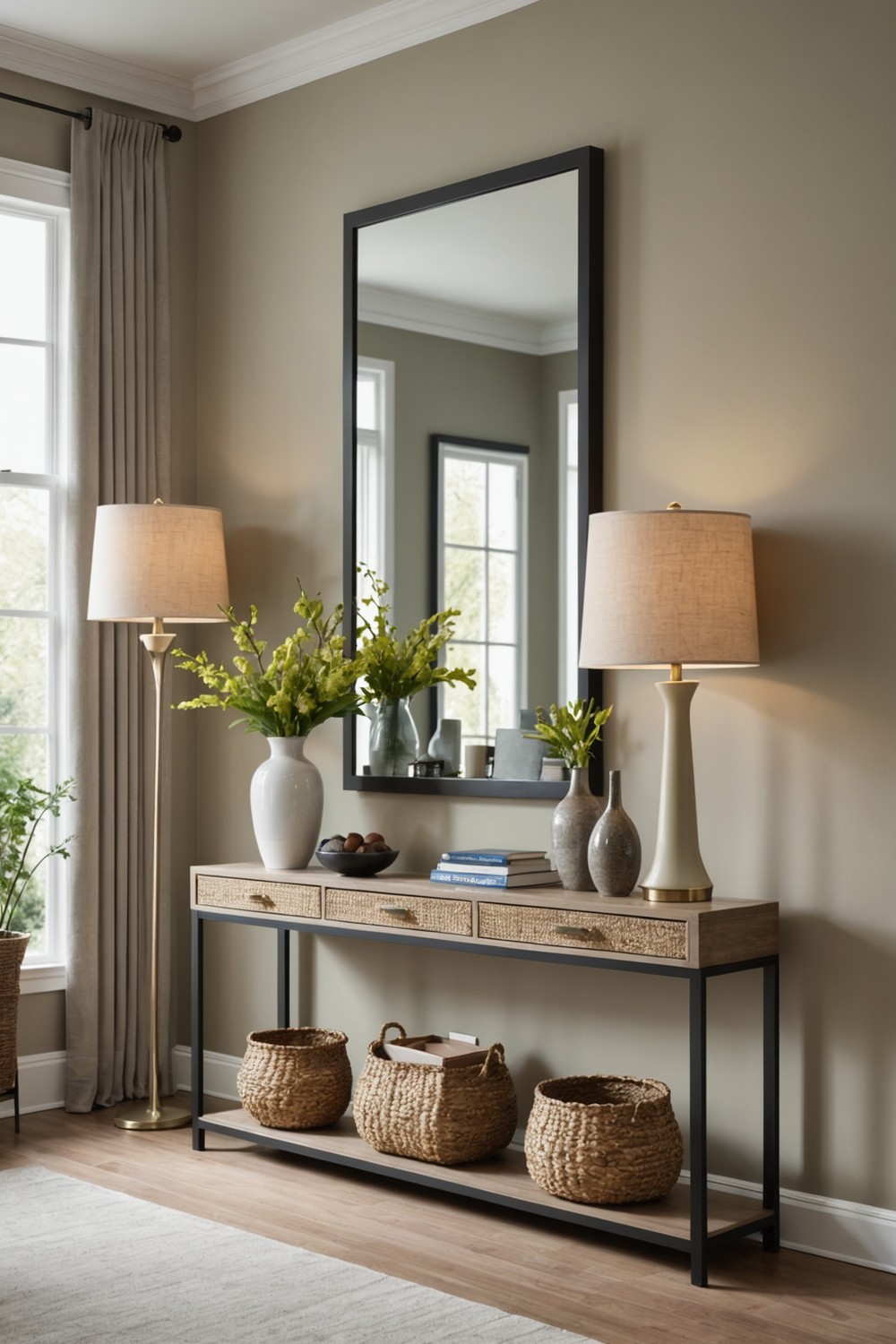 Incorporate a Console Table for Extra Space