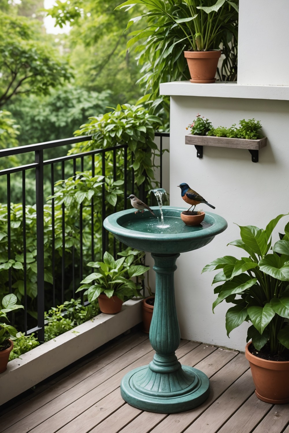 Incorporate a Small Water Feature