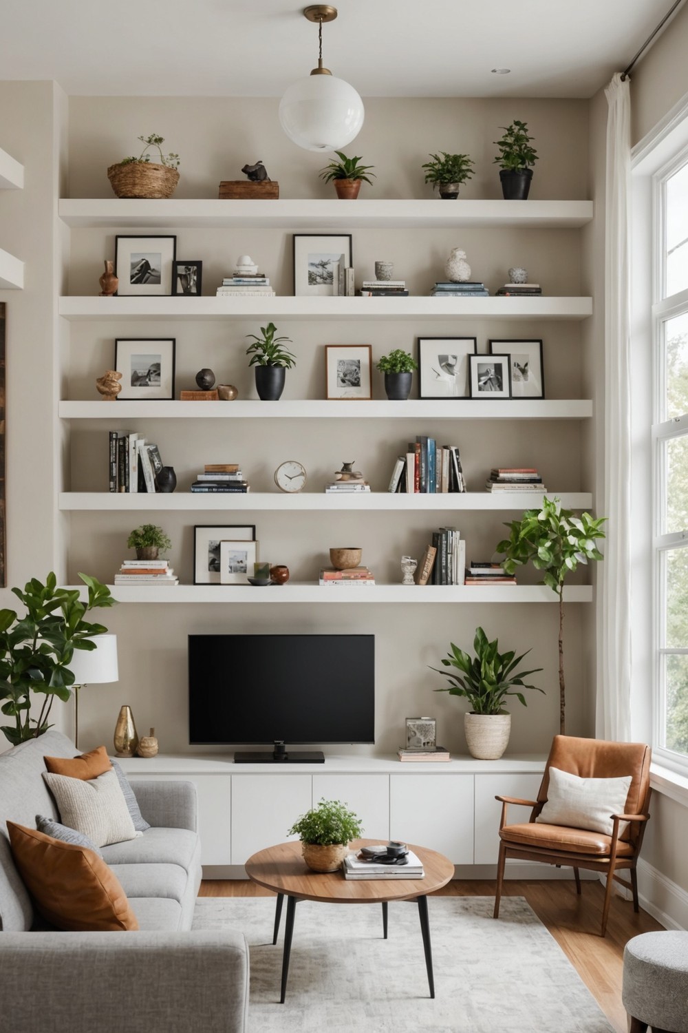 Incorporate Floating Shelves