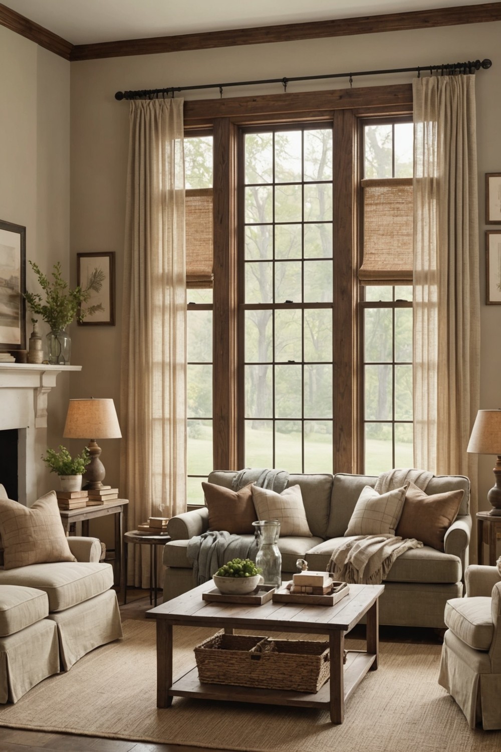 Rustic Window Treatments