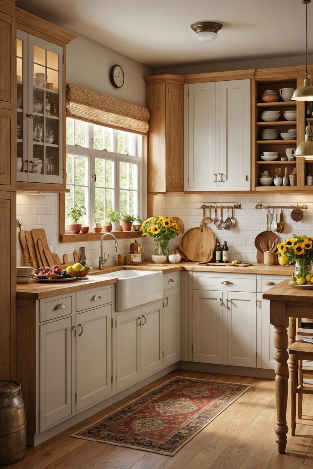 Soft and Warm: White Oak Cabinets with a Honey Finish