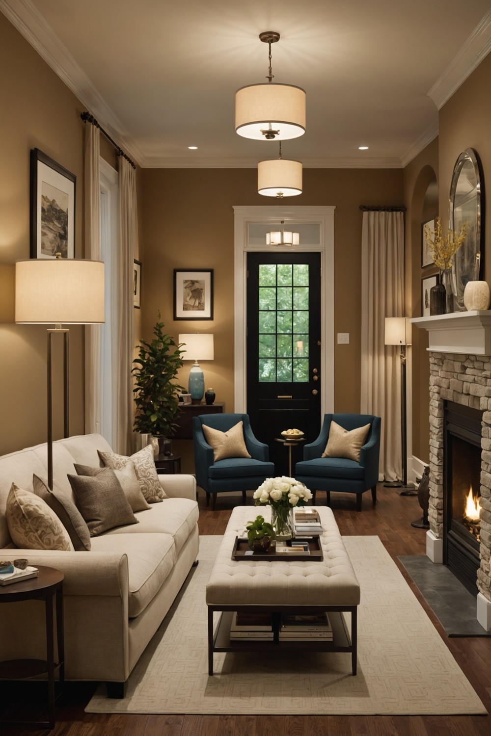 Use Ambient Lighting for a Cozy Feel