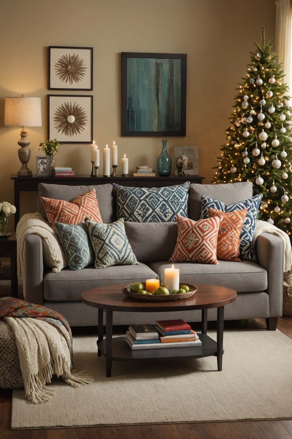 Use Decorative Throw Pillows