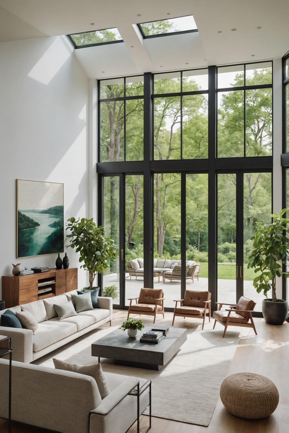 Utilize Large Windows to Bring Nature Indoors