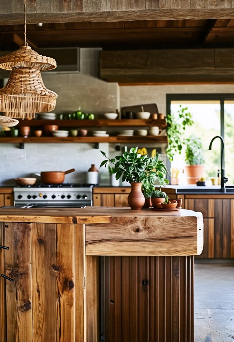 21 Earthy Kitchen Ideas