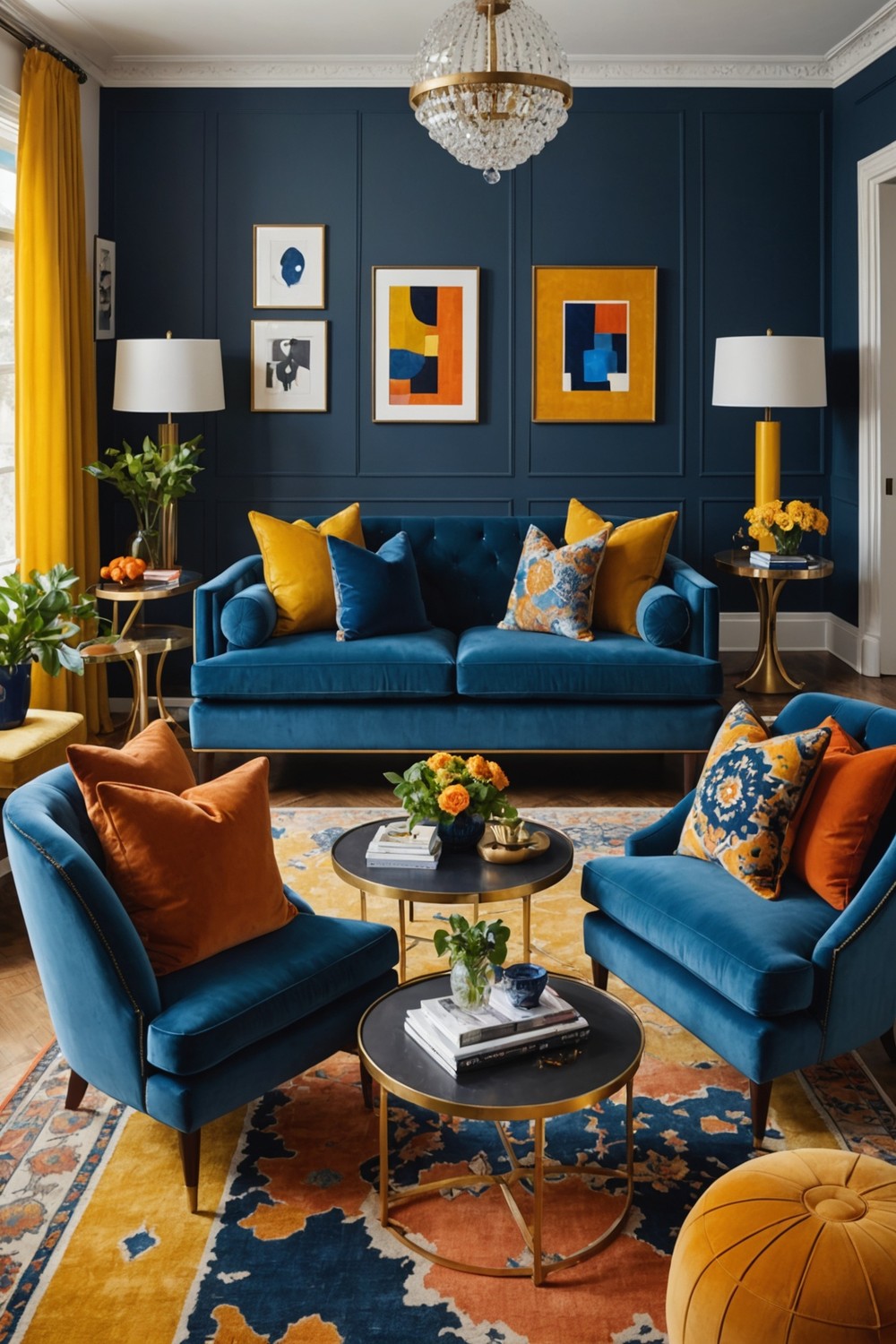 Color Blocking with Other Furniture Pieces