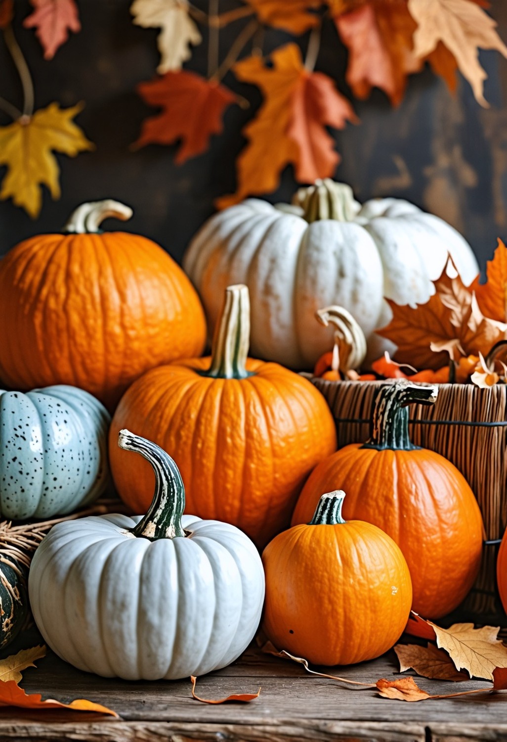 Decorative Pumpkins and Gourds