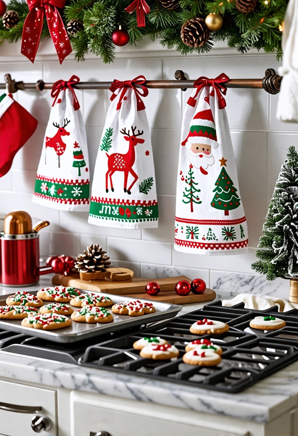 Festive Dish Towels