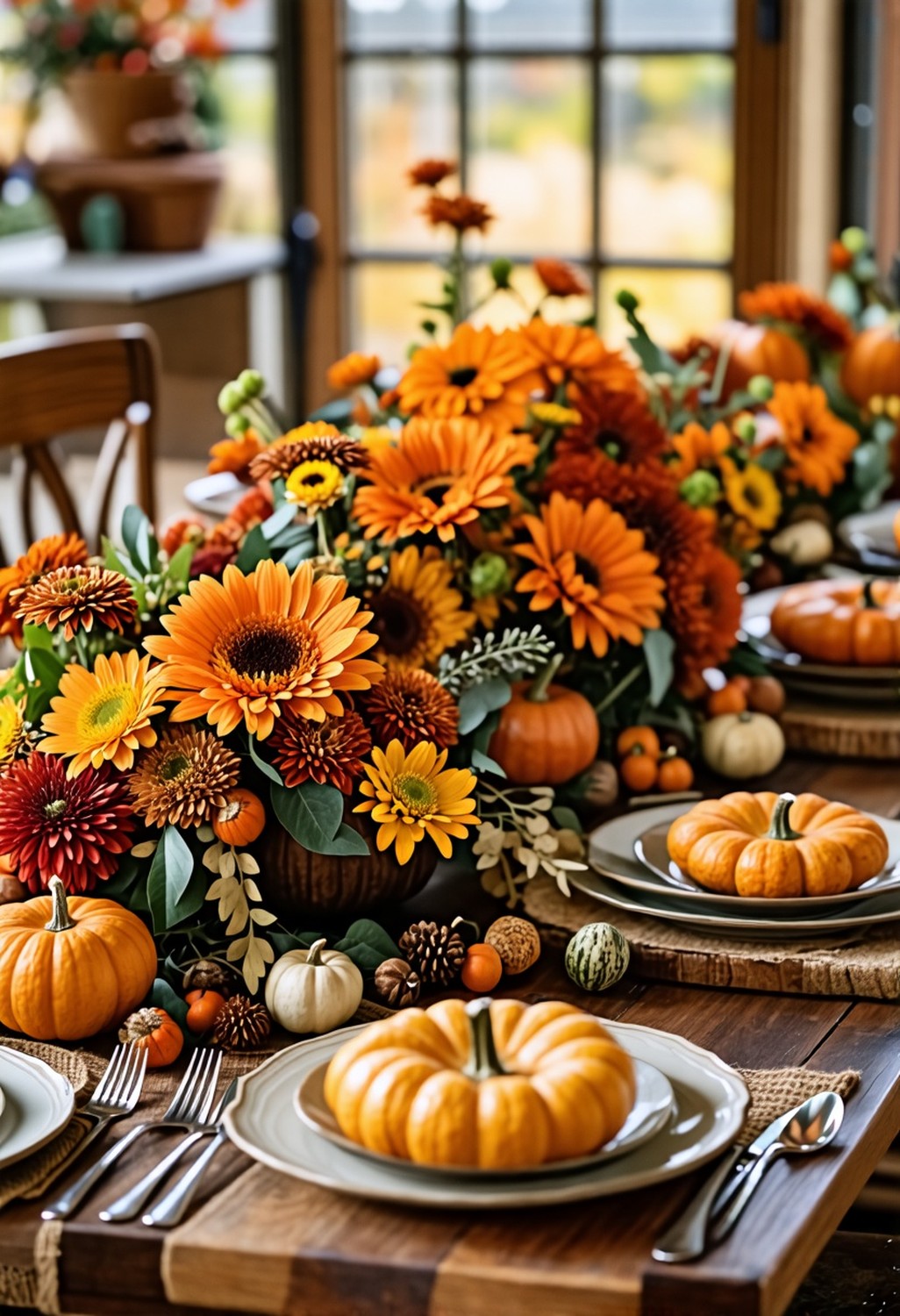 Nature-Inspired Table Settings