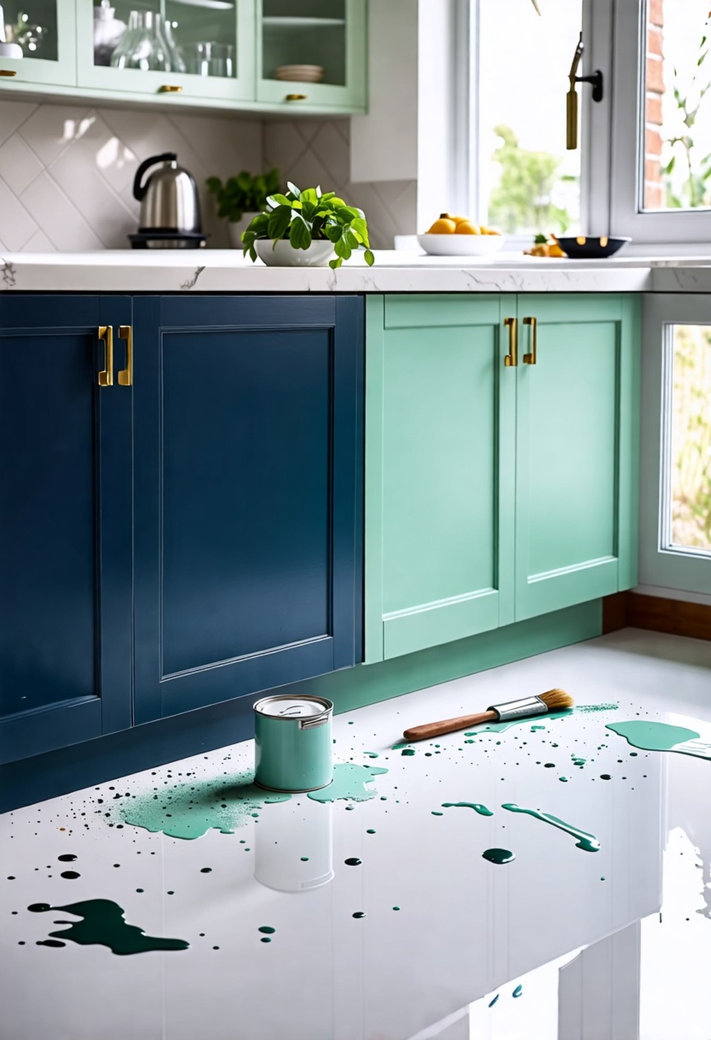 Refresh Your Cabinets with Paint