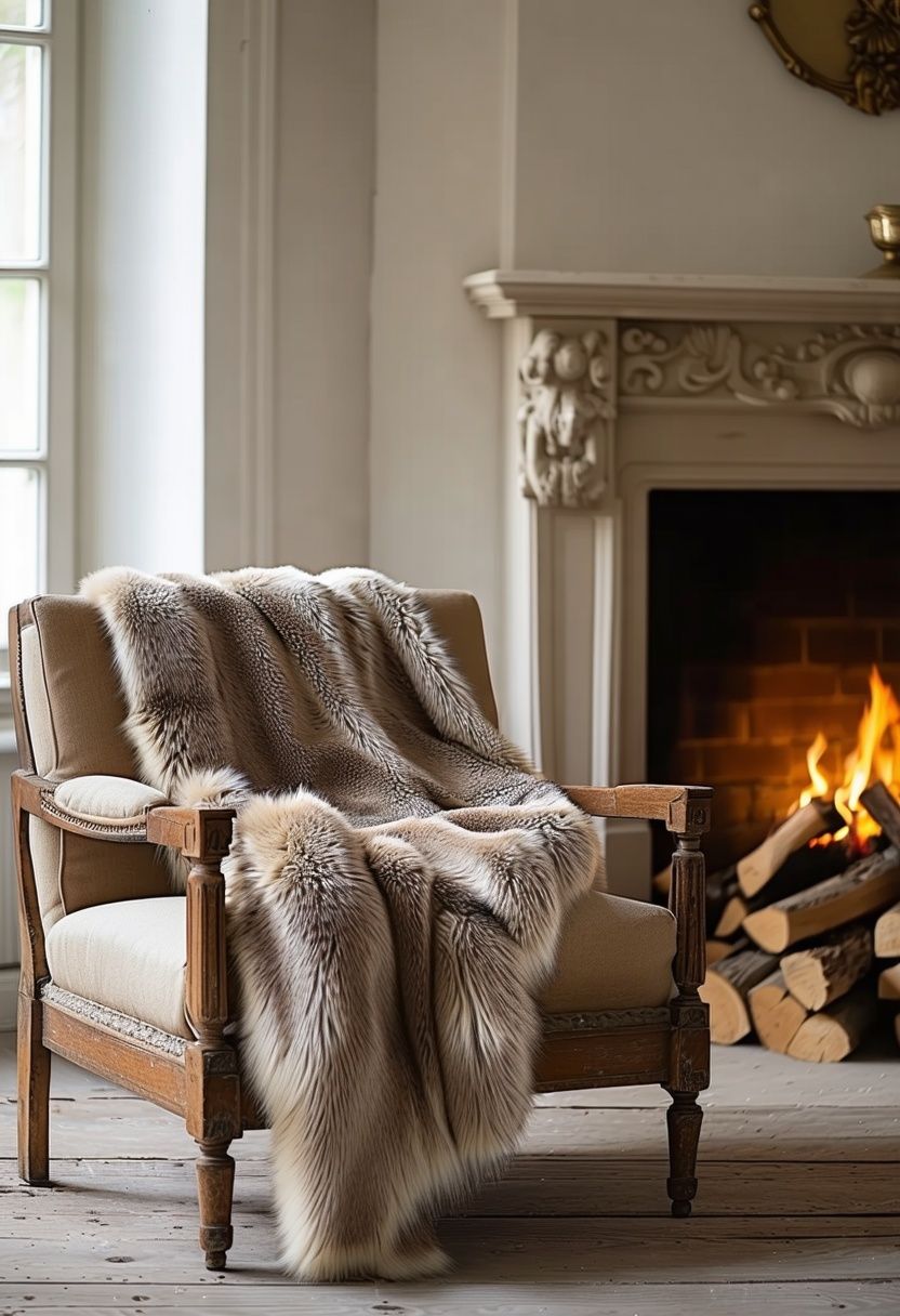 Cozy Faux Fur Throws