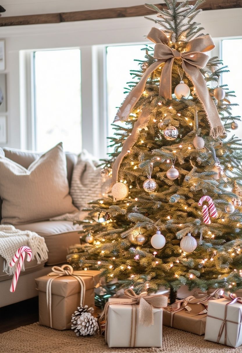 Farmhouse Style Christmas Tree