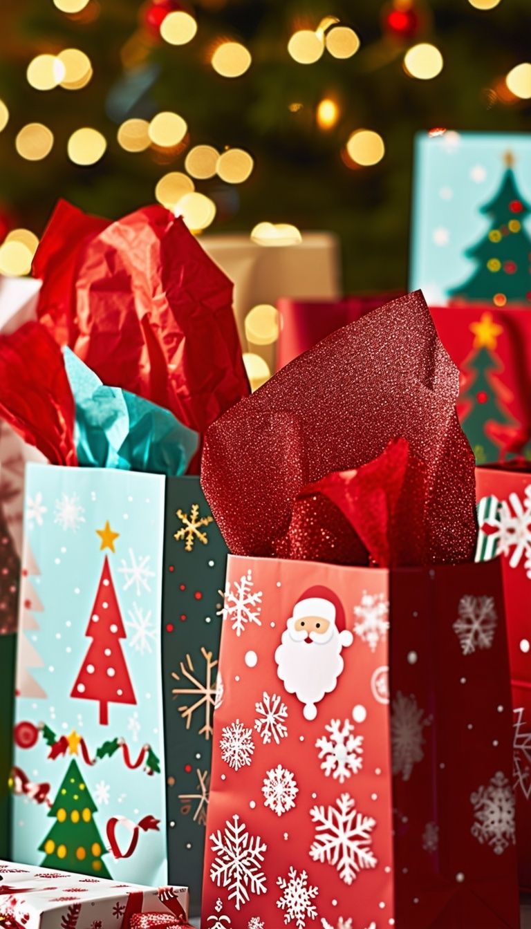 Holiday-Themed Gift Bags