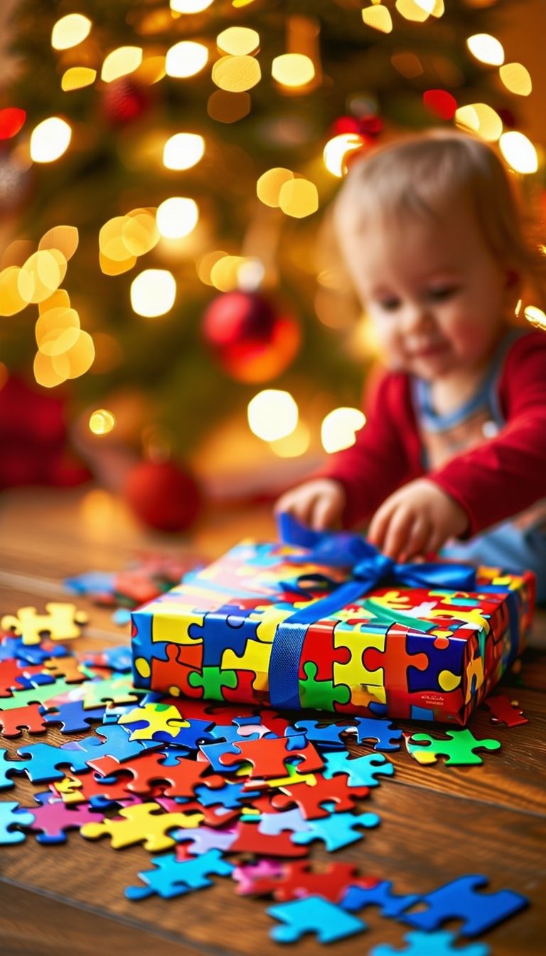 Interactive Puzzle Gift Wrap