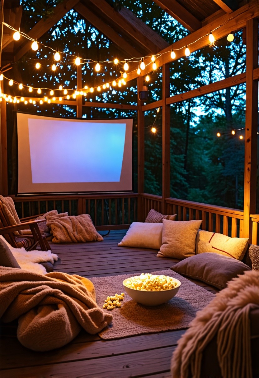 Movie Night Setup