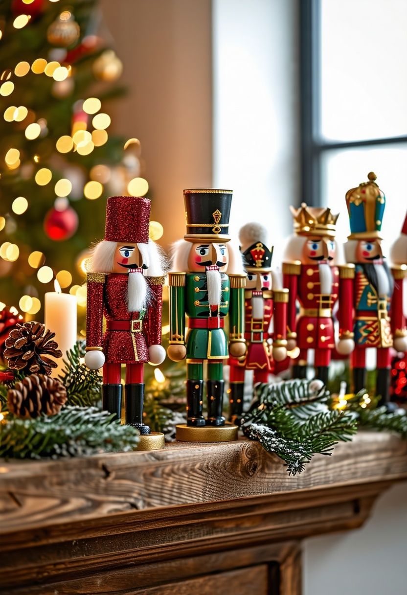 Vintage inspired Nutcracker Figures