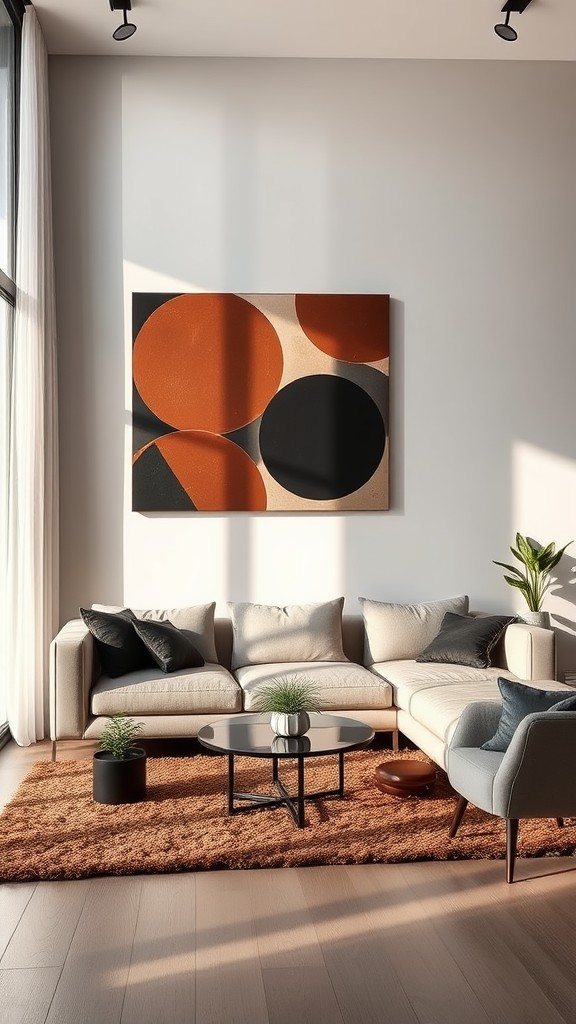 Artistic Black and Brown Wall Art