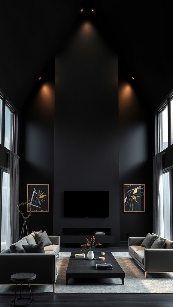 Black and Metallic Wall Art