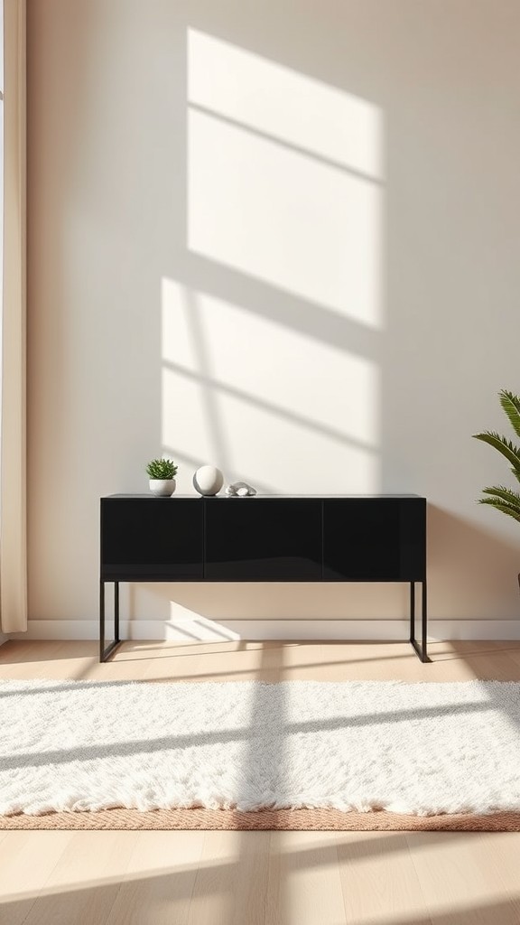 Black Console Table