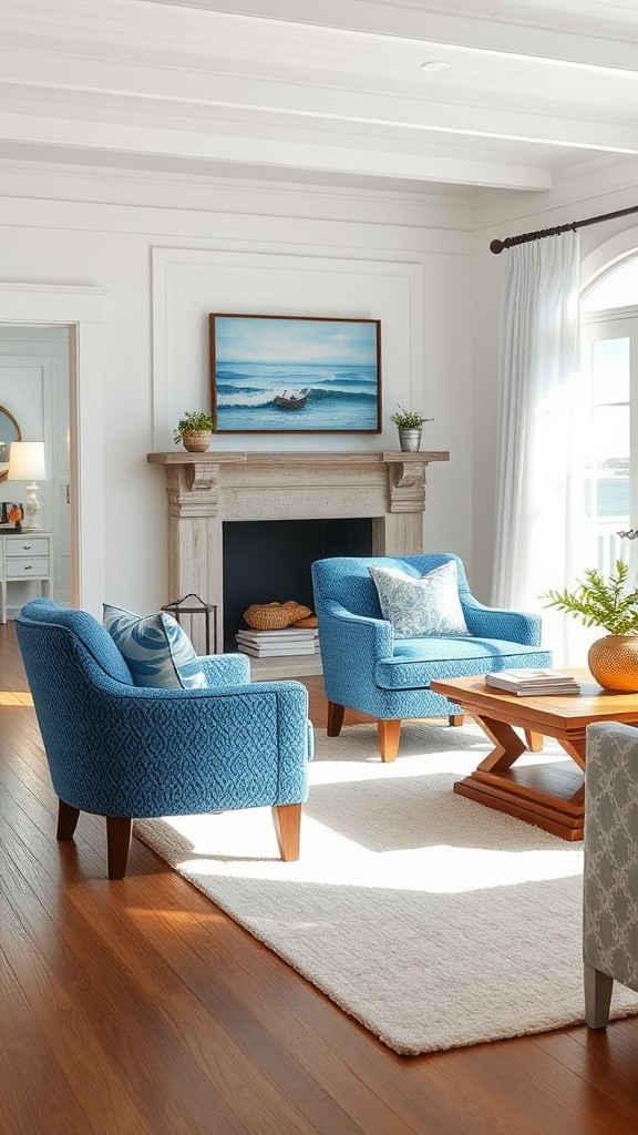 Blue Accent Chairs