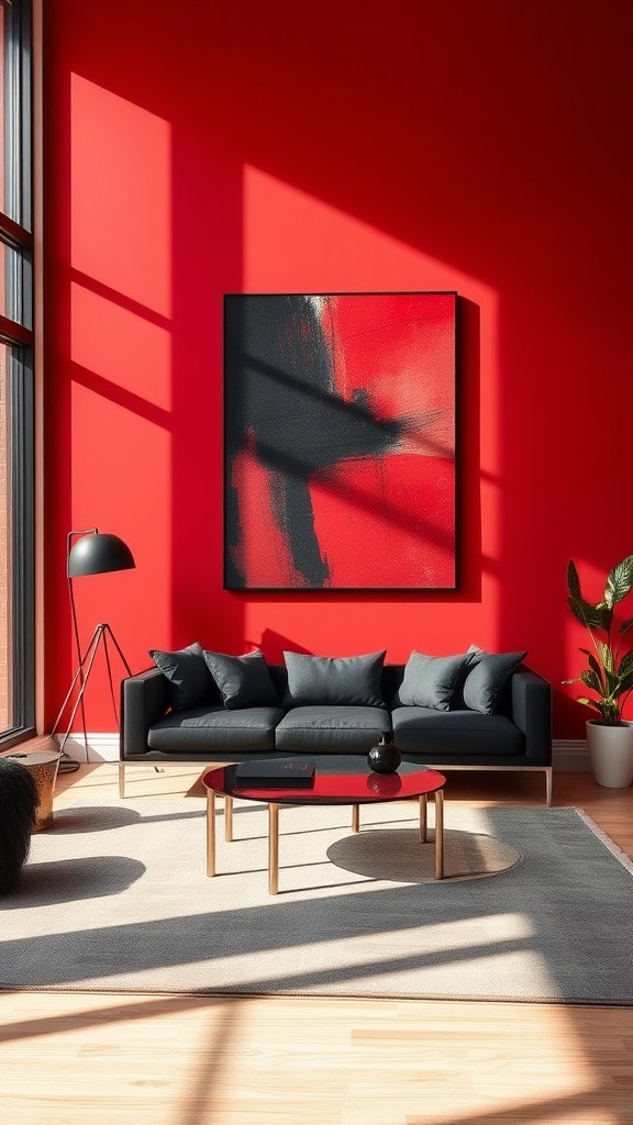 Bold Red Wall Art