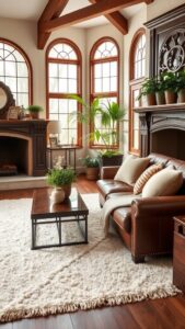 brown and cream living room decor ideas