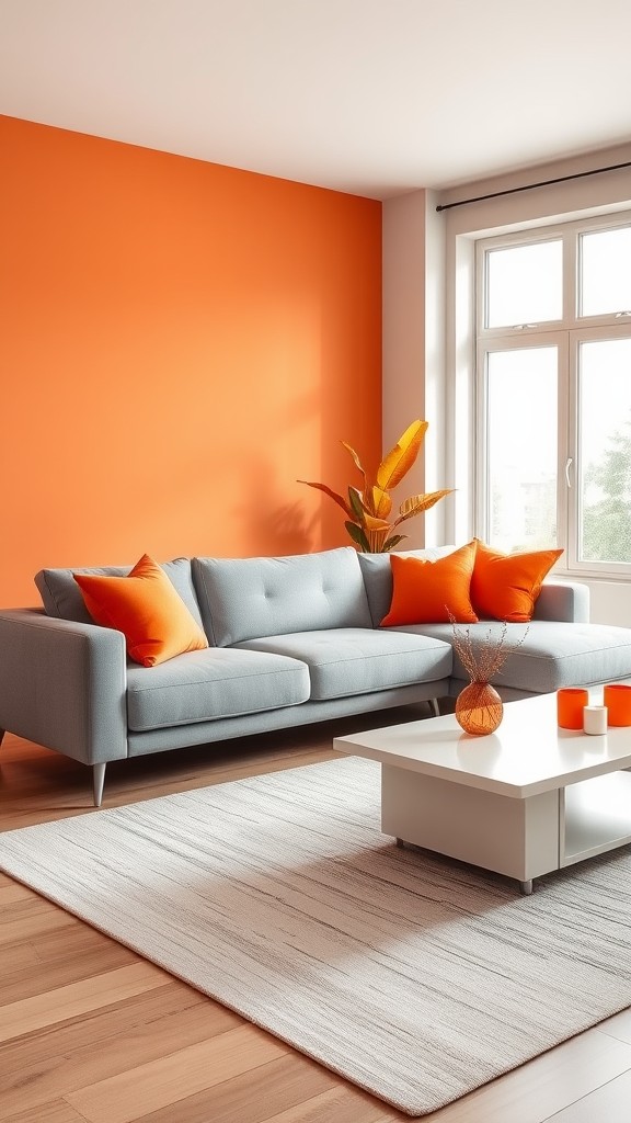 Choose a Gray and Orange Color Palette