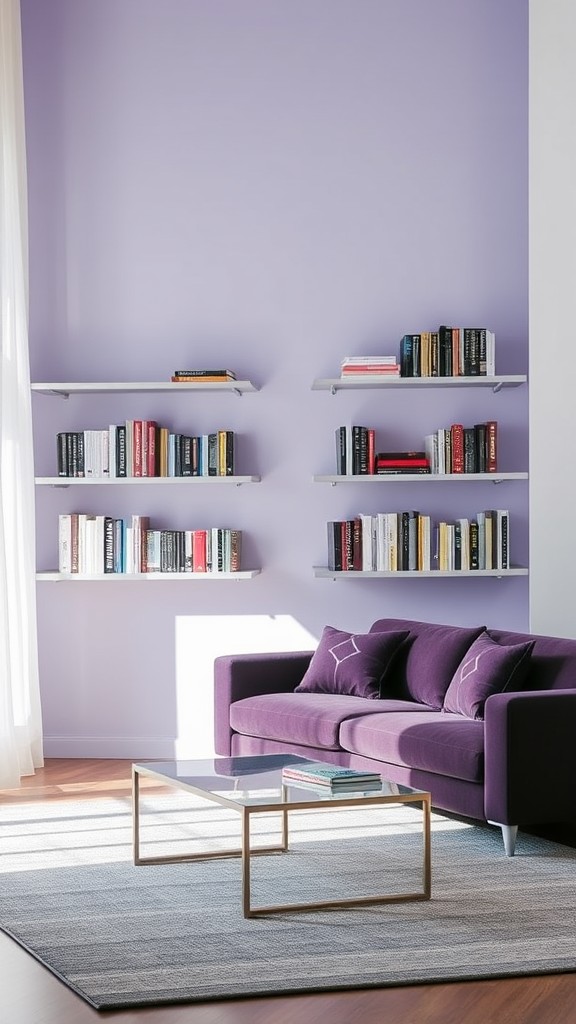 Contemporary Silver Bookshelves