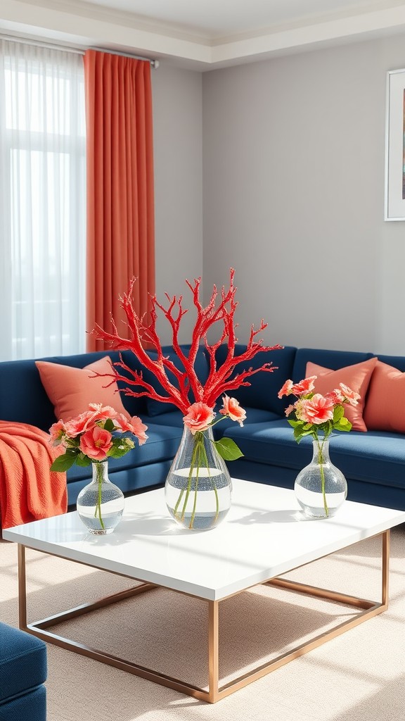 Coral Plants or Floral Arrangements