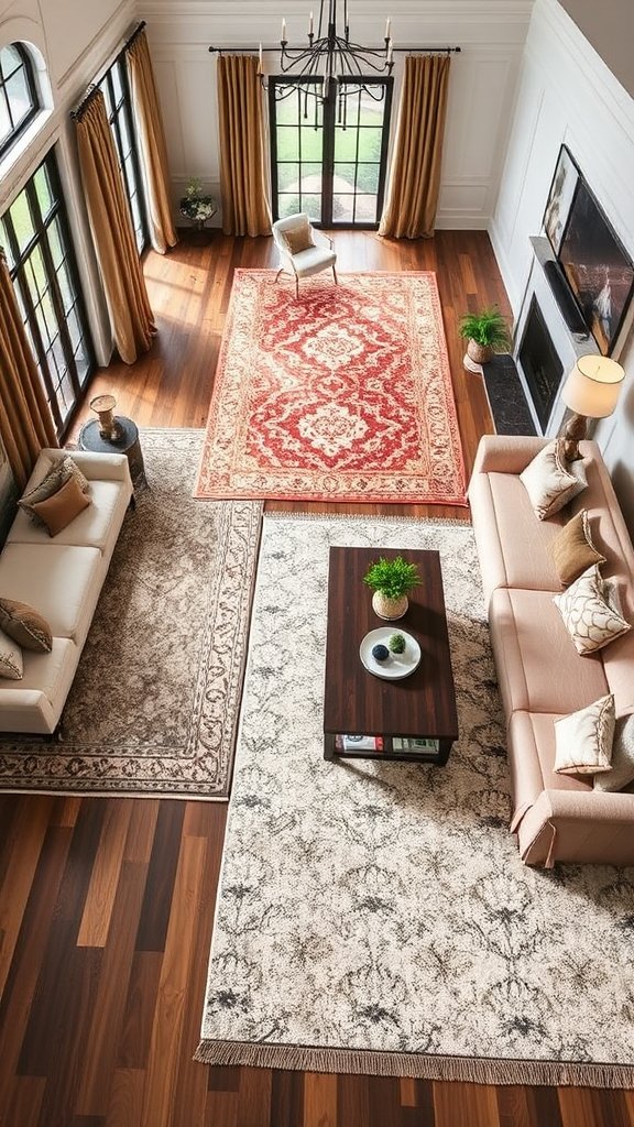 Create Zones with Area Rugs