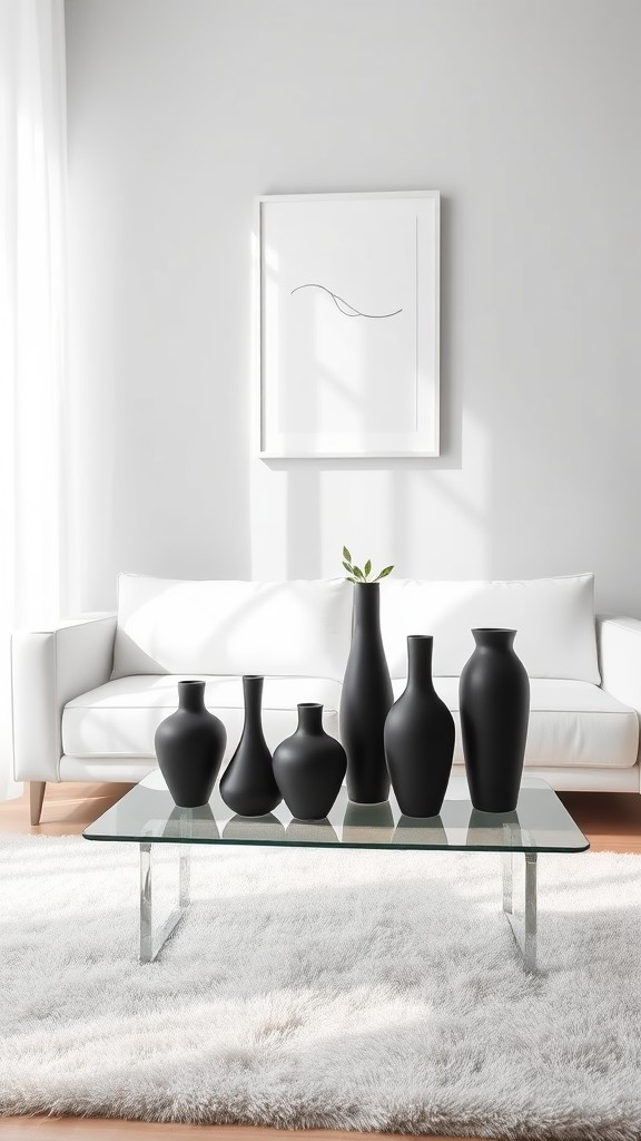 Decorative Black Vases