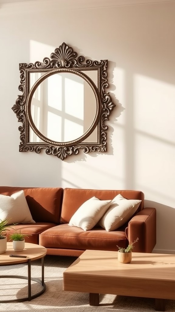 Decorative Brown Wall Mirrors