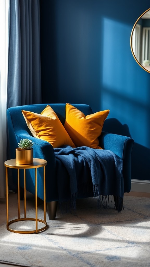 Design a Cozy Blue Nook