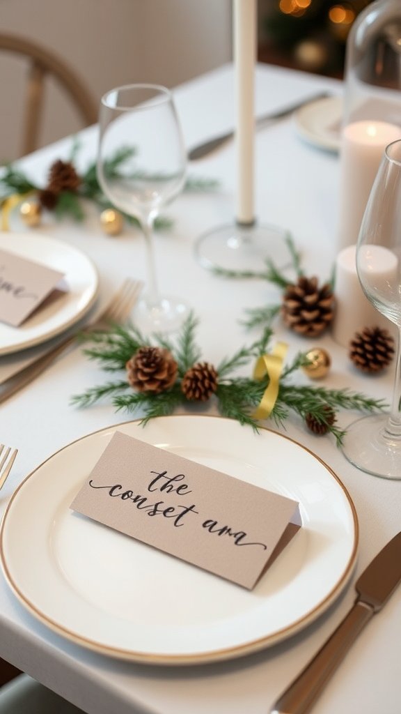 DIY Personalized Place Settings