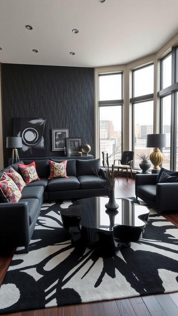 Eclectic Black Decor Accents