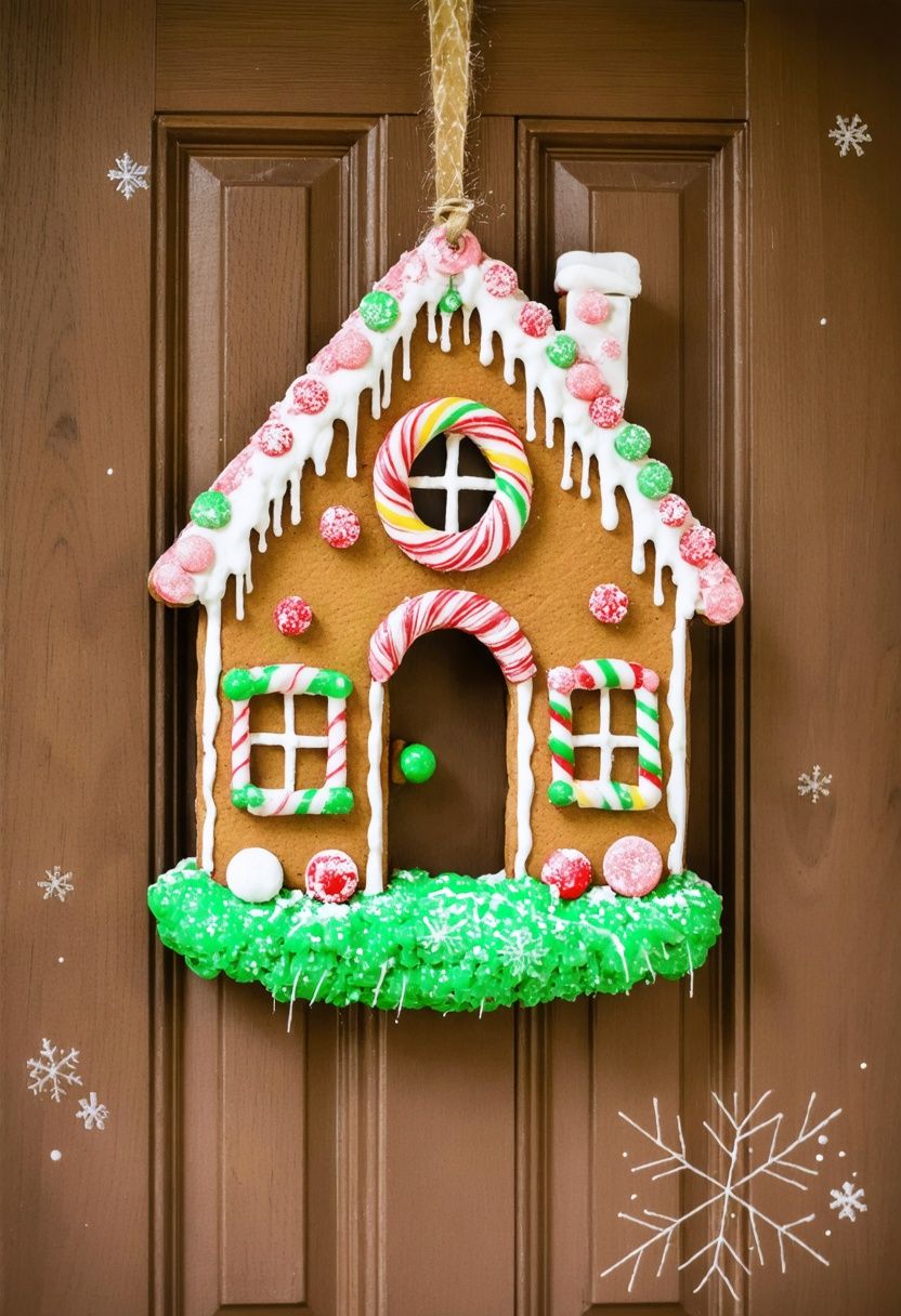 Gingerbread House Wreath