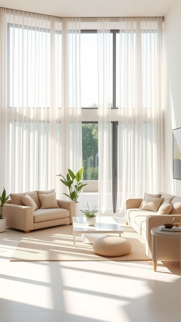 Incorporate Minimalist Curtains