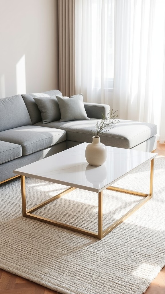 Mixed Materials Coffee Tables